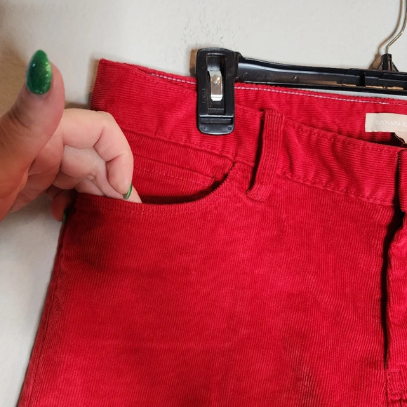 Banana Republic Red Corduroy pants. Size 31. - Picture 6 of 16